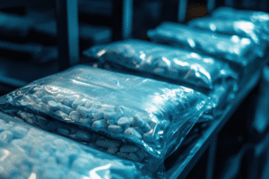 Seized narcotics in plastic bags—drug trafficking evidence in Phoenix criminal case