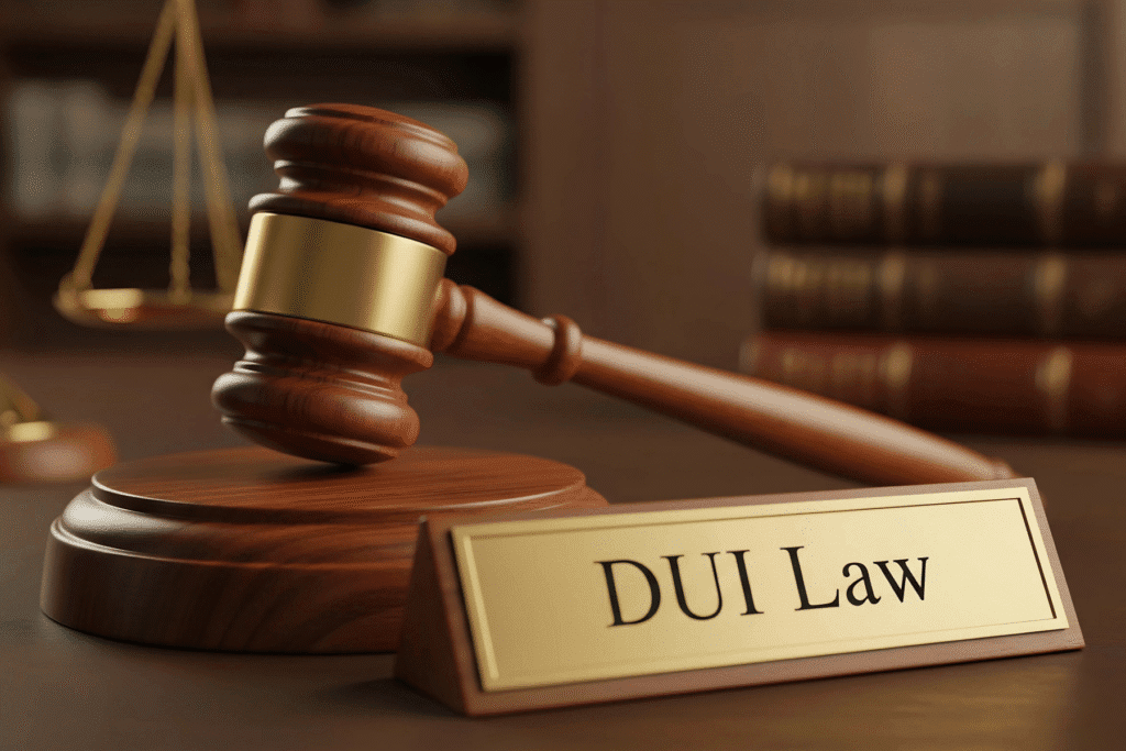 DUI Law courtroom gavel for Scottsdale Arizona legal defense