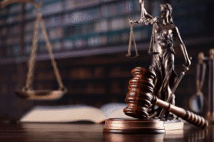 RICO charges, Arizona criminal defense, organized crime law, Scottsdale attorney, Lake Havasu lawyer, Rideout Law Group, legal defense, courtroom justice, gavel and scales, Lady Justice, criminal law Arizona, defense attorney Arizona, racketeering charges, felony defense, Arizona RICO attorney