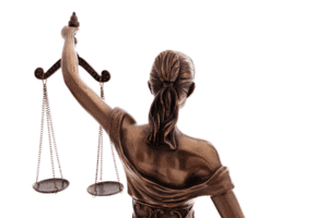 Statue representing female justice symbolizing women attorneys in Scottsdale