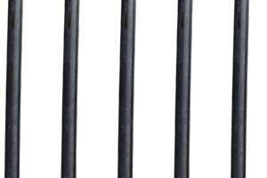 Jail bars representing detention at Tempe Municipal Jail in Arizona