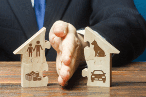 Arizona divorce lawyer explaining property and custody division during separation