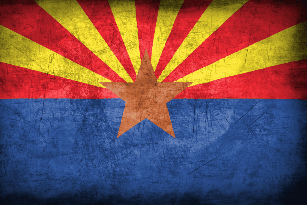 Arizona state flag background for legal statute of limitations blog