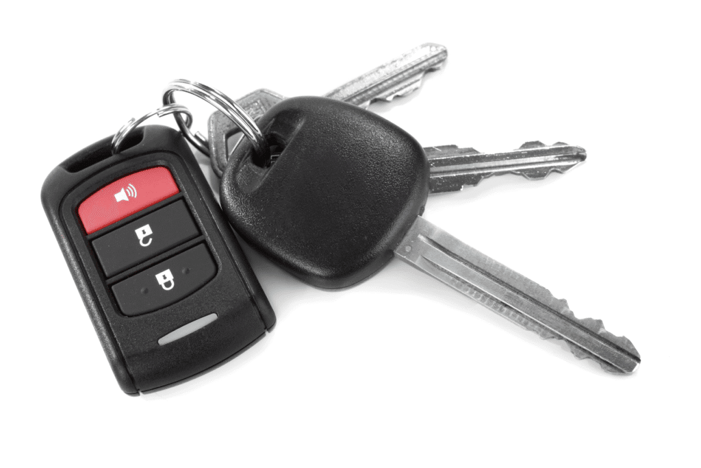Car keys representing DUI awareness and sober driving in Arizona