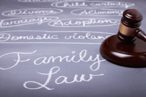 Family Law Legal Terms and Judge’s Gavel for Kingman, Arizona Attorneys