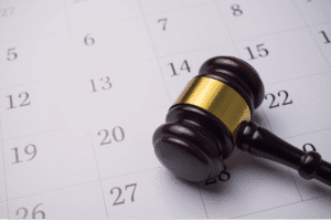 Maricopa Superior Court calendar with judge’s gavel in Scottsdale, Arizona