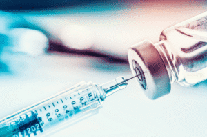 Birth control injection vial and syringe – potential brain tumor legal case in Arizona