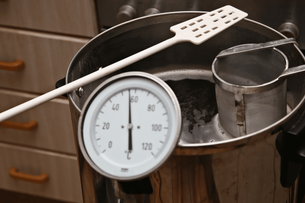 Home distilling equipment in kitchen — illegal alcohol production in Arizona