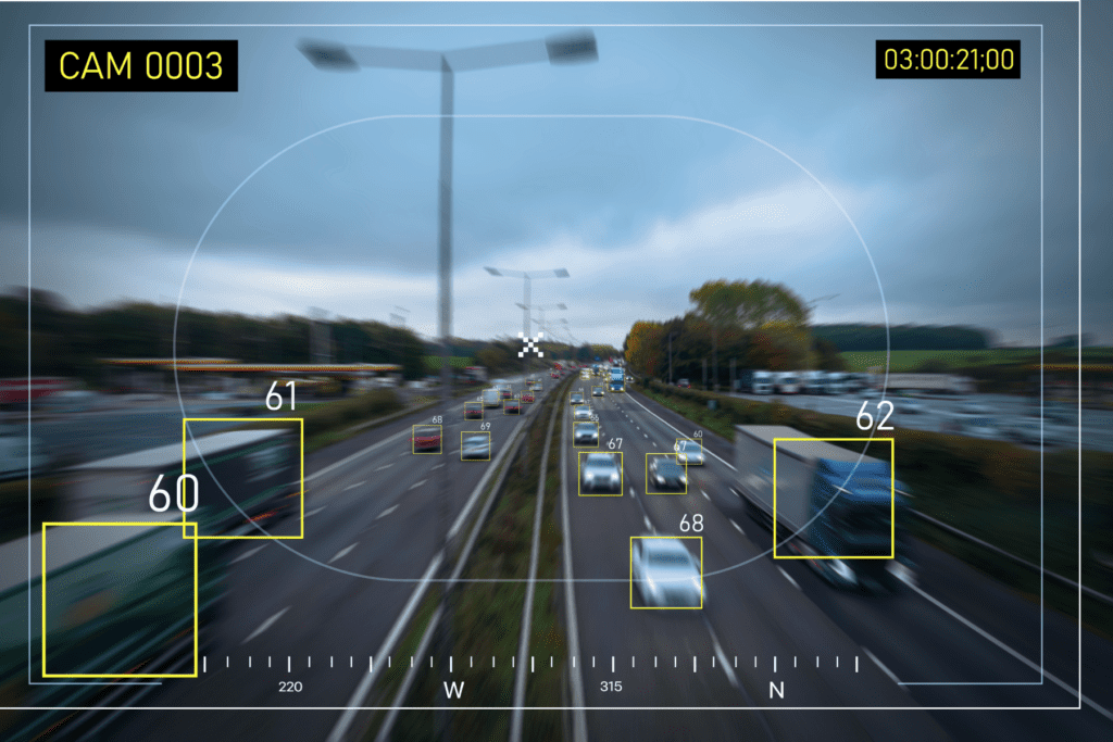 Digital Evidence Flock Camera System Monitoring Vehicles in Scottsdale Arizona Highway
