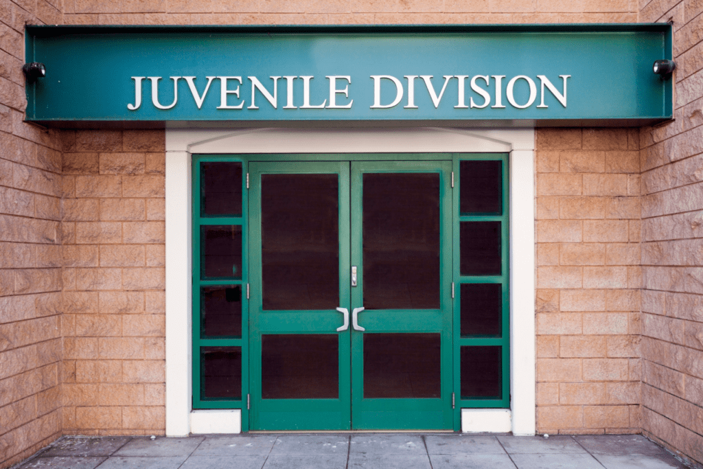 Arizona Juvenile Court Division entrance where juvenile criminal cases are handled for minors