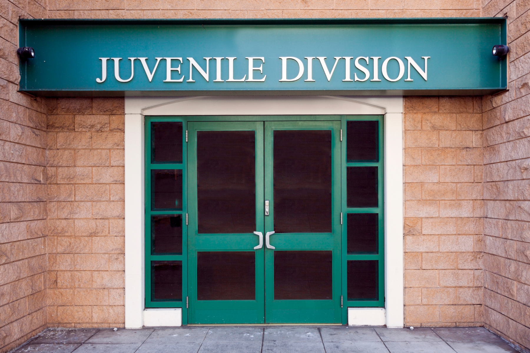 Arizona Juvenile Court Division entrance where juvenile criminal cases are handled for minors