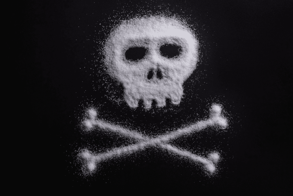 Dangerous drug concept image skull made of white powder representing Arizona drug charges defense